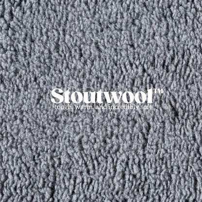 Stoutwool Indestructible Dog Bed - Fluffy Chew Proof Dog Crate Pad - Tough Kennel Pad for Aggressive Chewers - Washable, Ideal for Large Breeds & Fits 36-Inch Crate - 35"x22", Charcoal