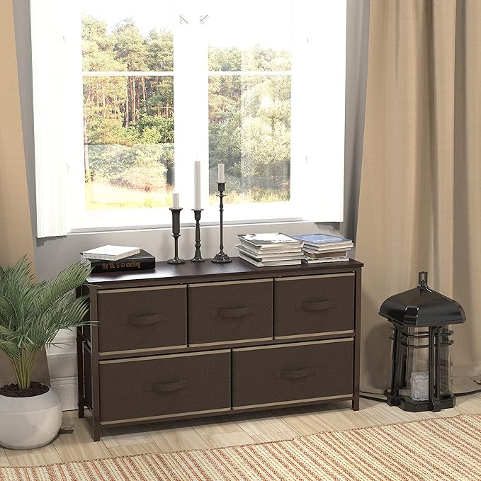 Simple Houseware Wide Dresser for Bedroom