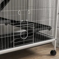 50H Rolling Small Animal Cage With Hammock