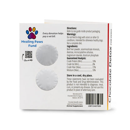 Chocolate Detox for Dogs, 2 Tablets