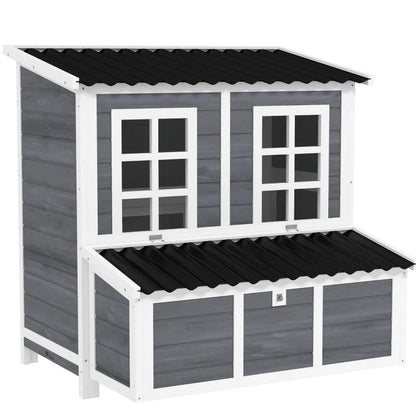 Wooden Pet Coop With Nesting Box
