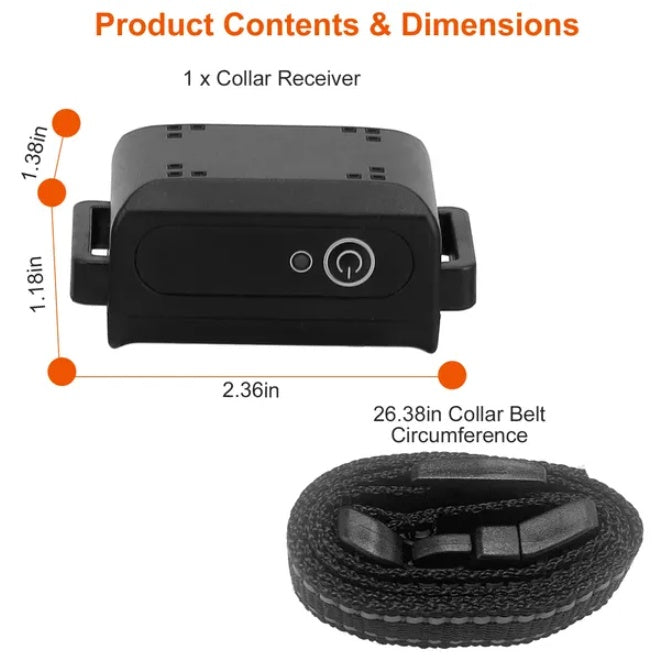 Dog Training Collar Receiver IP67 Waterproof
