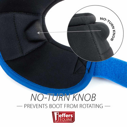 Jeffers No-Turn Bell Boots for Horses, Solid Colors, 2 ct